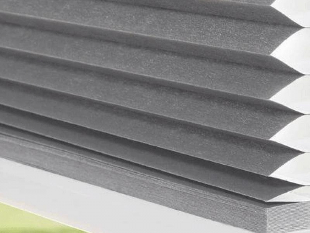 Gri Plise Perde Plise İmalatı